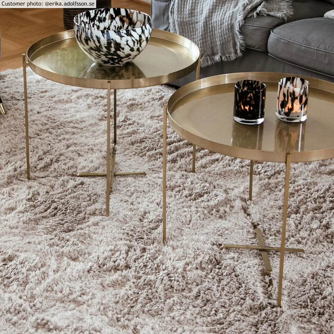 Runde Teppiche - Kanvas (beige)