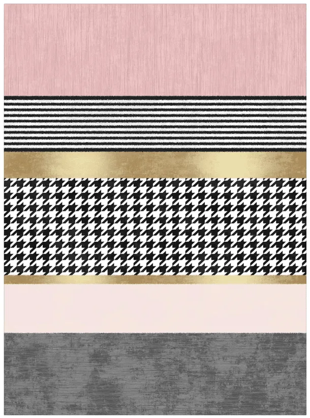 Wilton-Teppich - Esme (rosa/bunt)