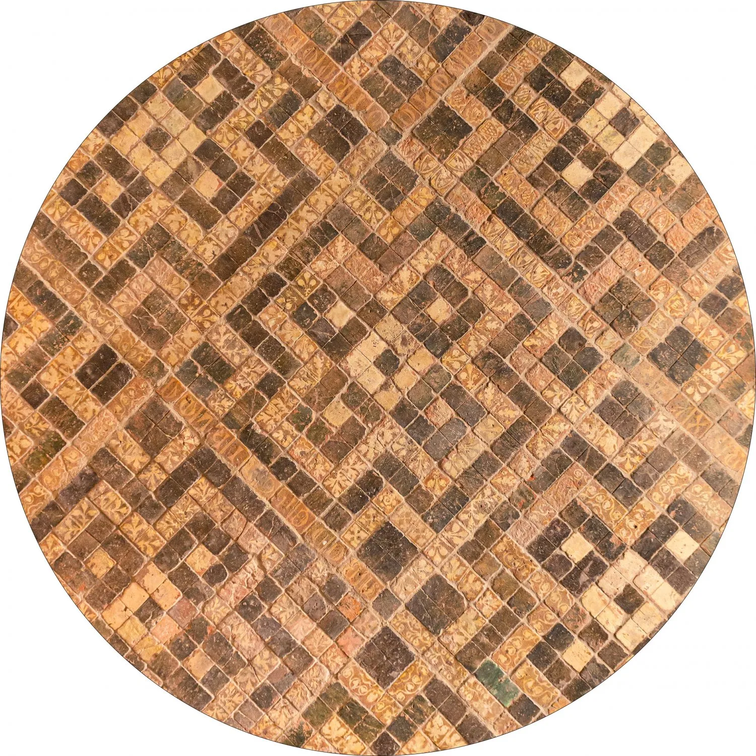 Rund Teppich - Lamego (beige/braun)