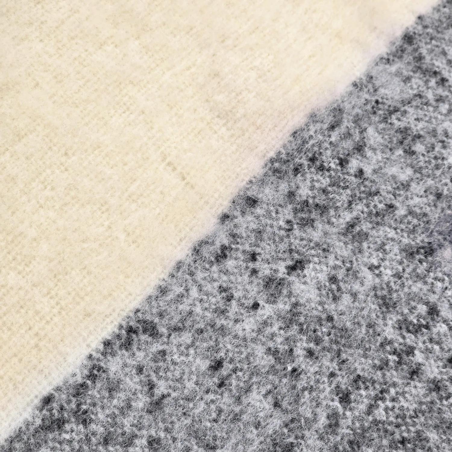 Decken - Wolldecke im Mischgewebe - Beatriz Stripe (schwarz/weiß)