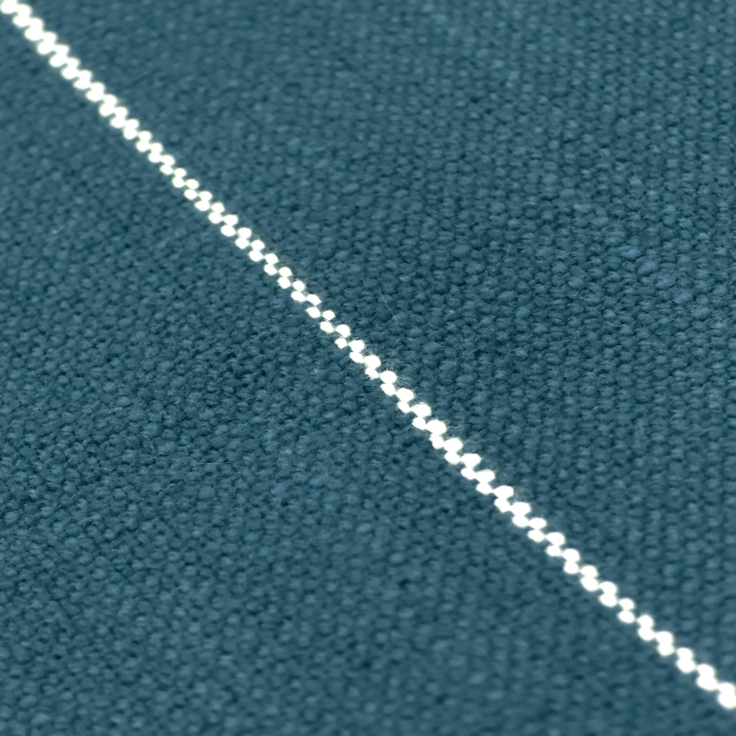 Decken - Baumwolldecke - Martina Stripe (blau/weiß)