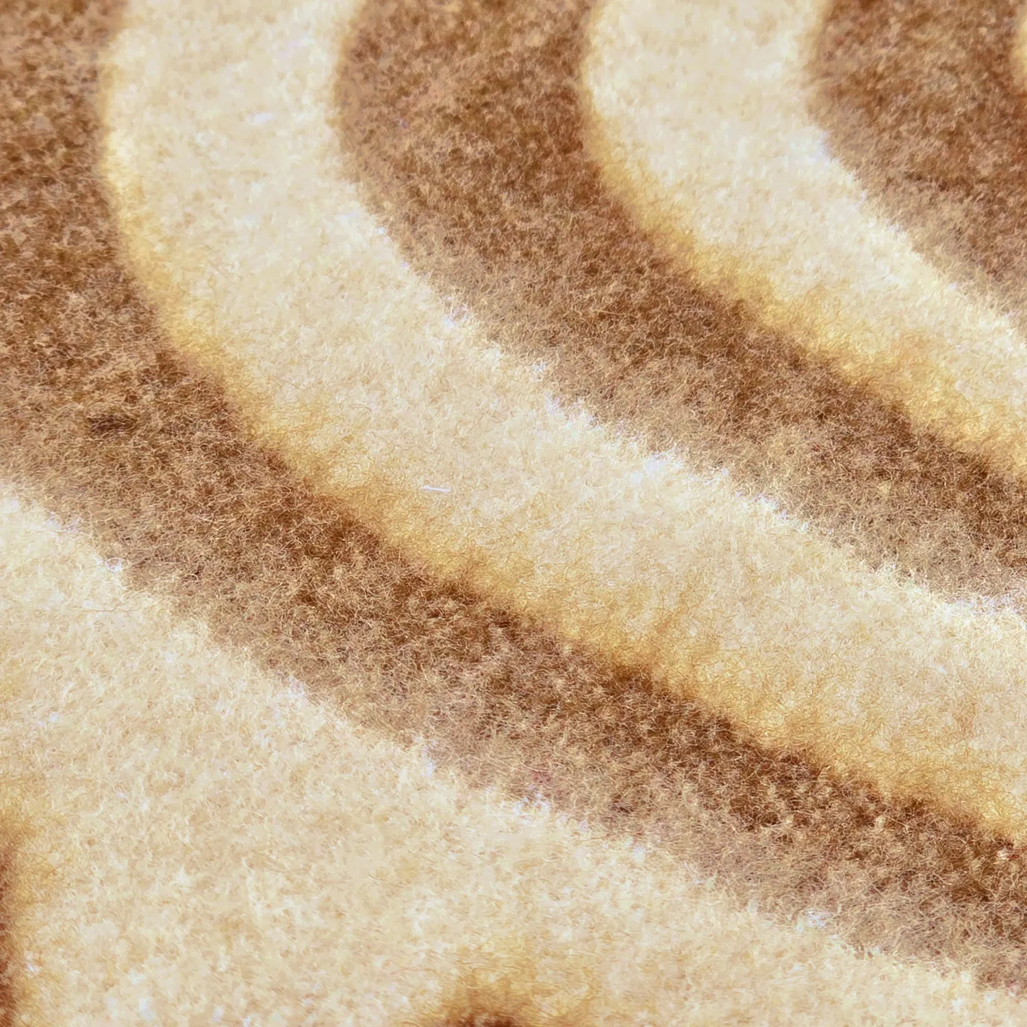 Decken - Wolldecke im Mischgewebe - Melody (braun/beige)