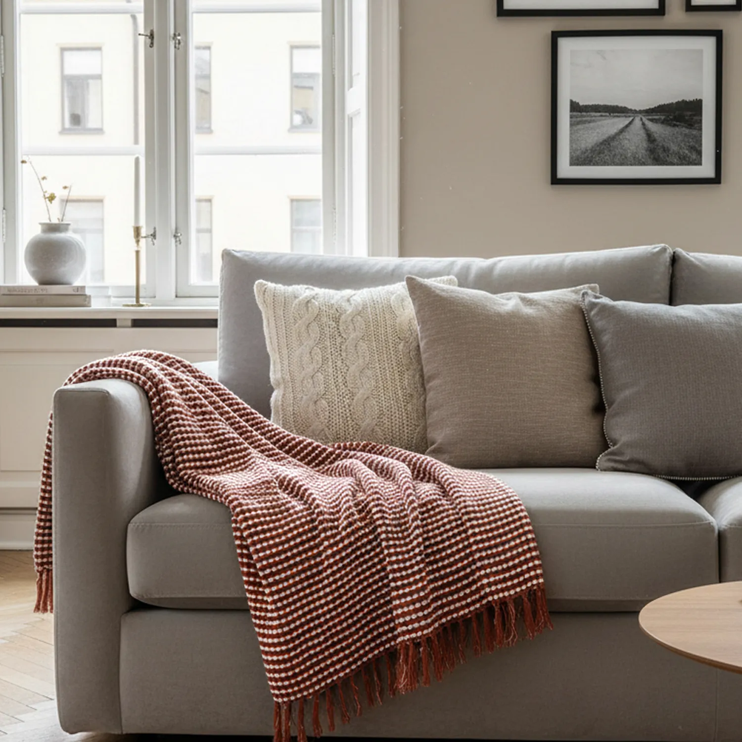 Decken - Quebec Blanket (rot)