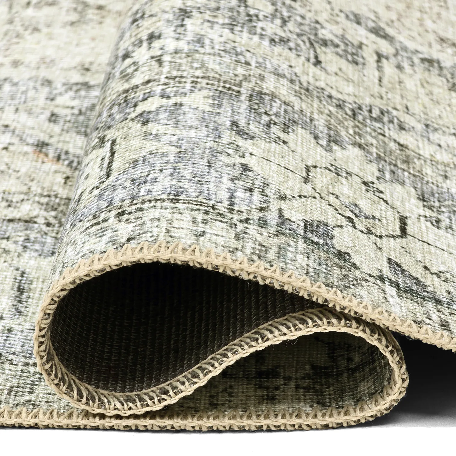 Flachgewebter Teppich - Alvand (grau)