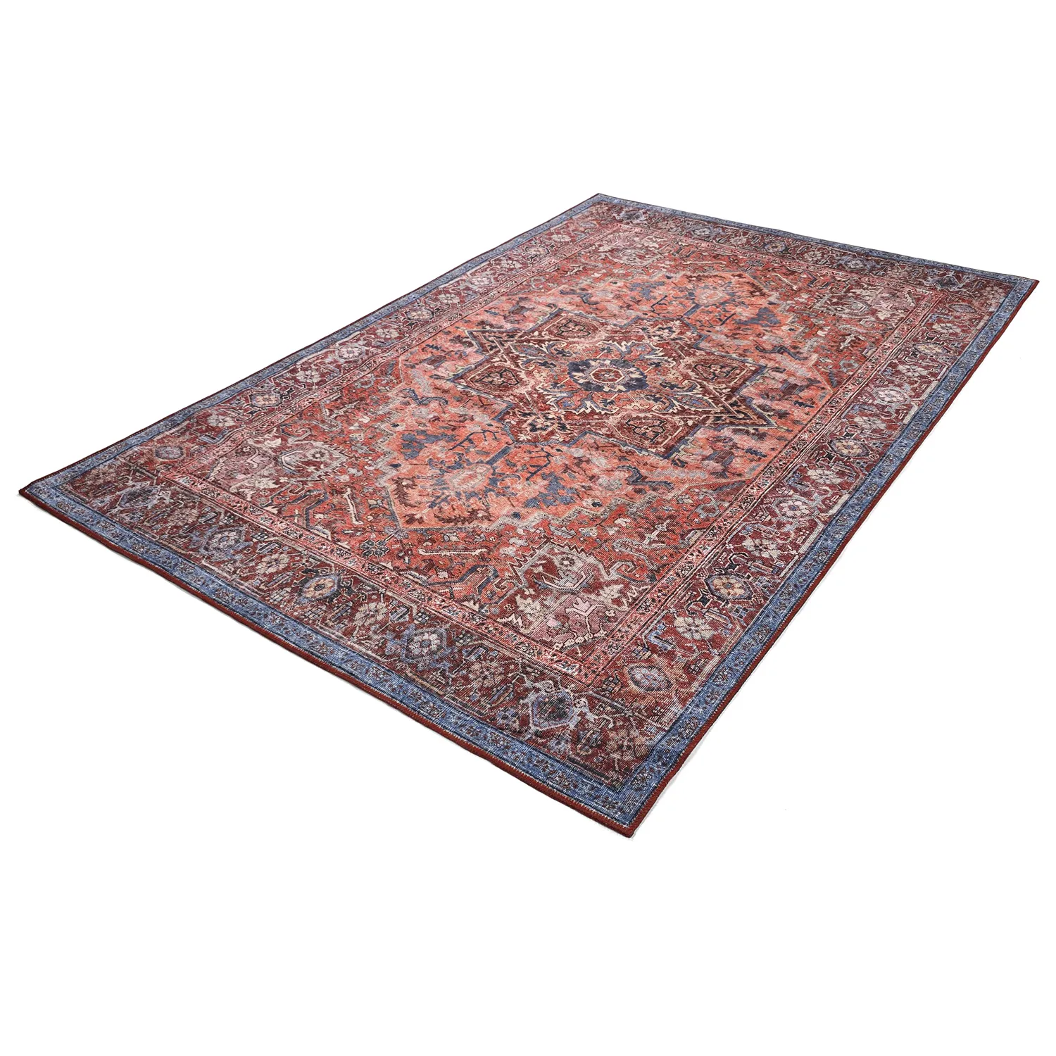 Flachgewebter Teppich - Birjand (rot)