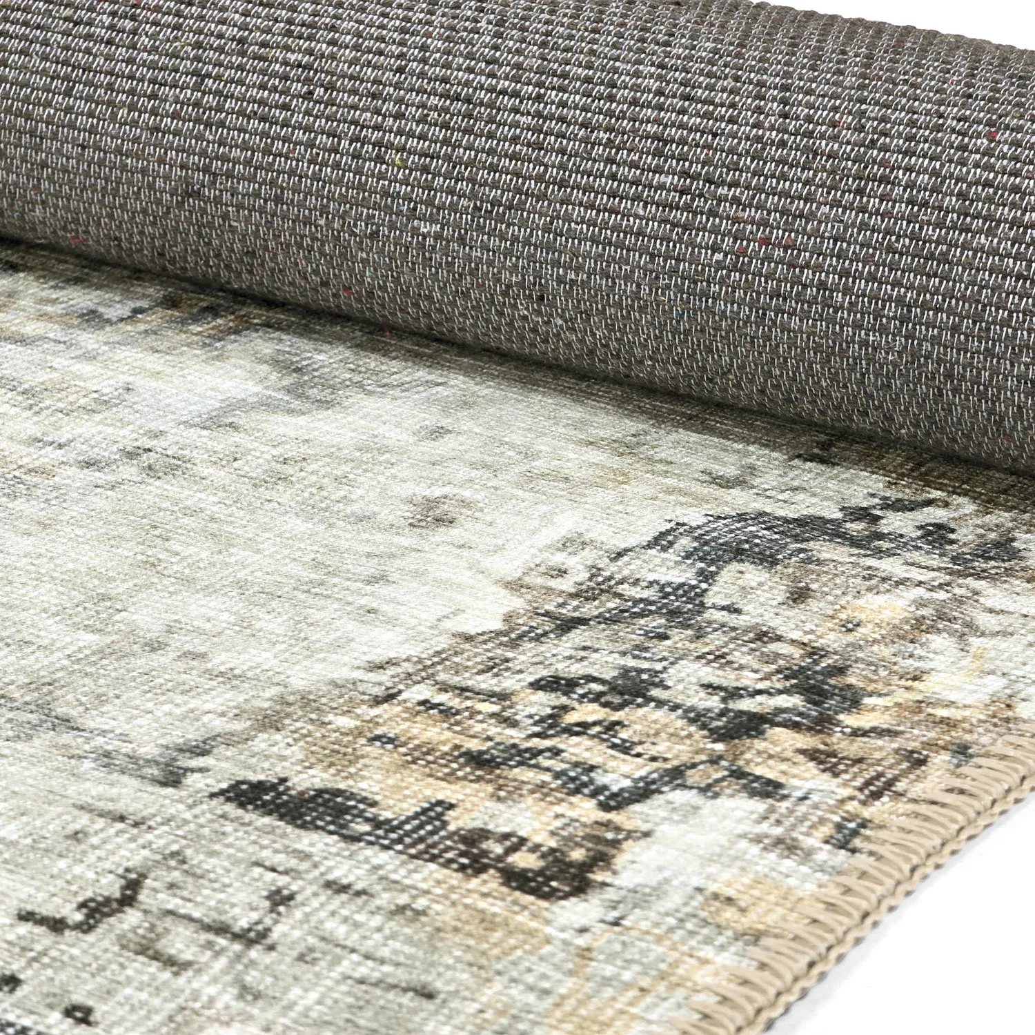 Flachgewebter Teppich - Comino (beige/mehrfarbig)