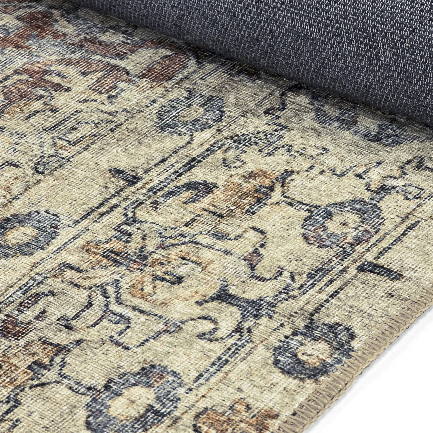 Flachgewebter Teppich - Delvar (beige)