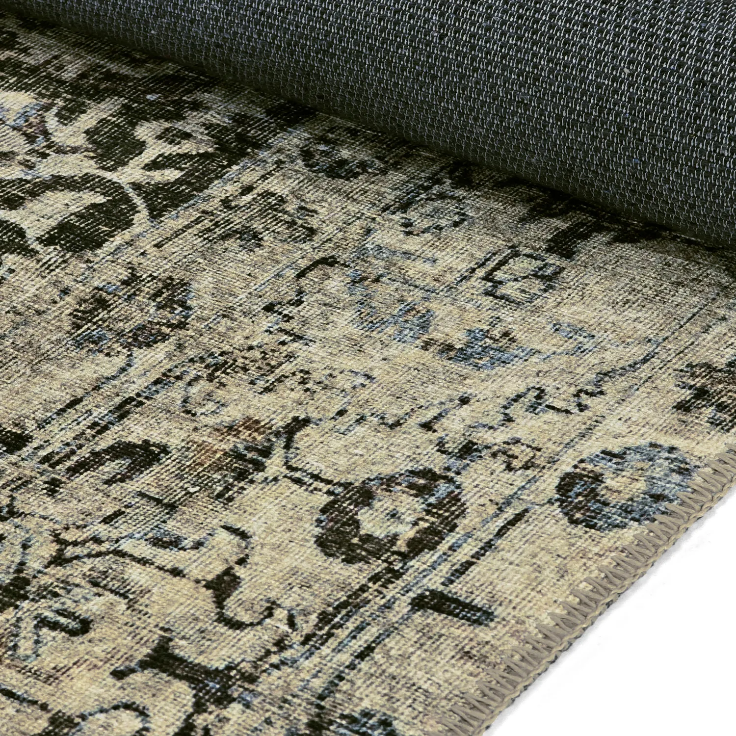 Flachgewebter Teppich - Delvar (grün)