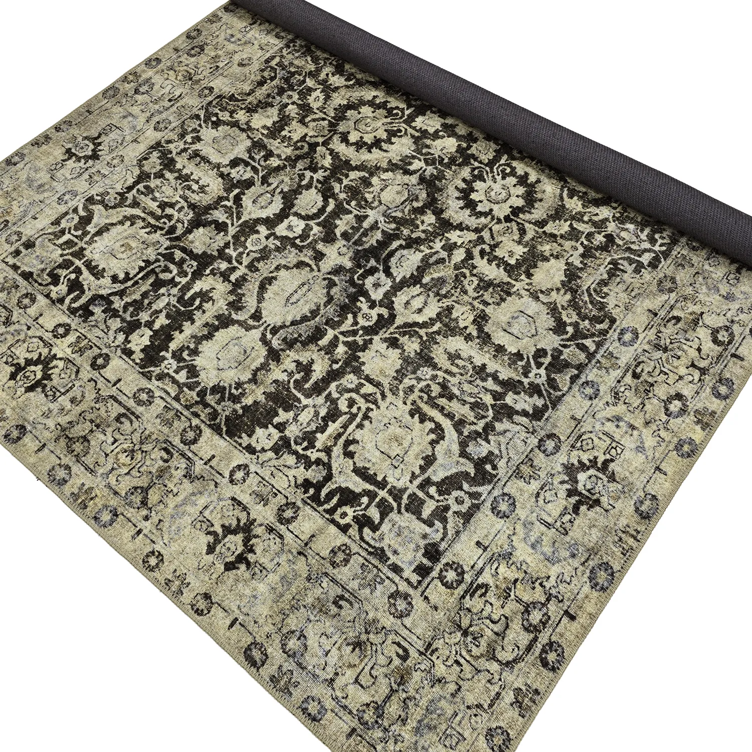 Flachgewebter Teppich - Delvar (grün)