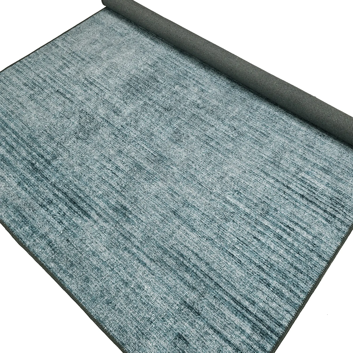 Flachgewebter Teppich - Elarion (blau)