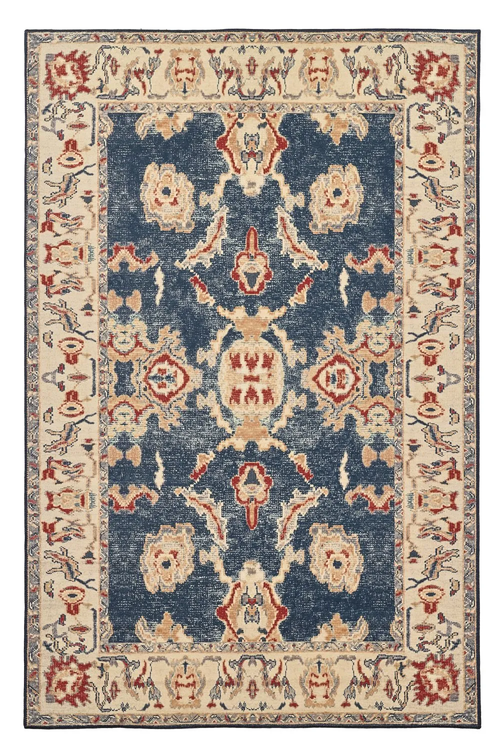 Flachgewebter Teppich - Fadarin (blau)
