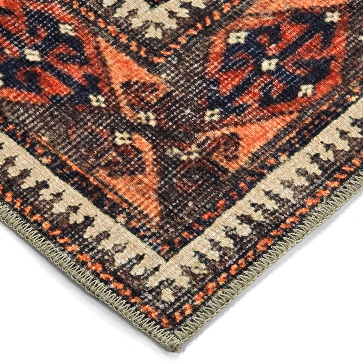 Flachgewebter Teppich - Khalamir (rot)