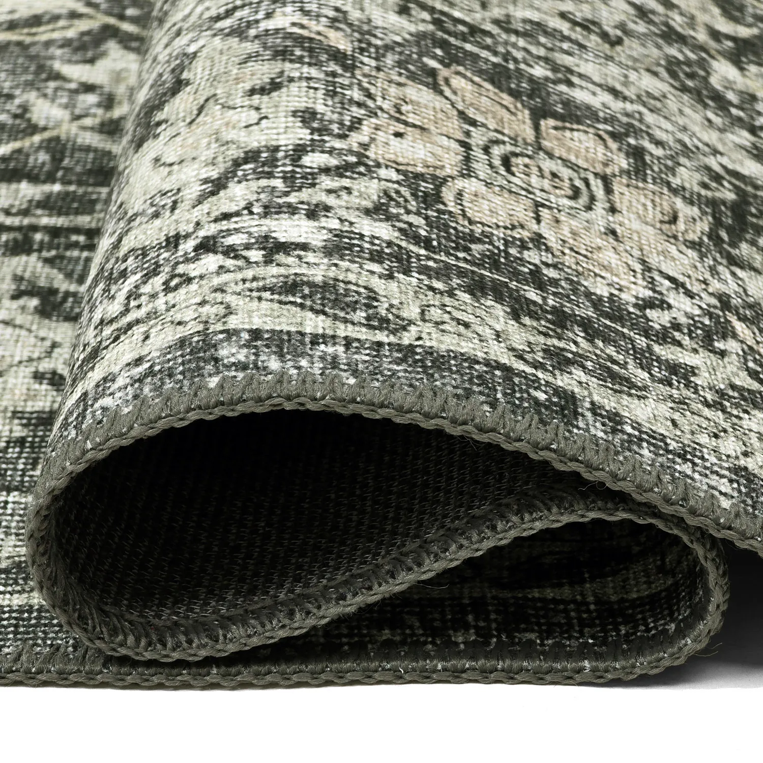 Flachgewebter Teppich - Meralis (schwarz)