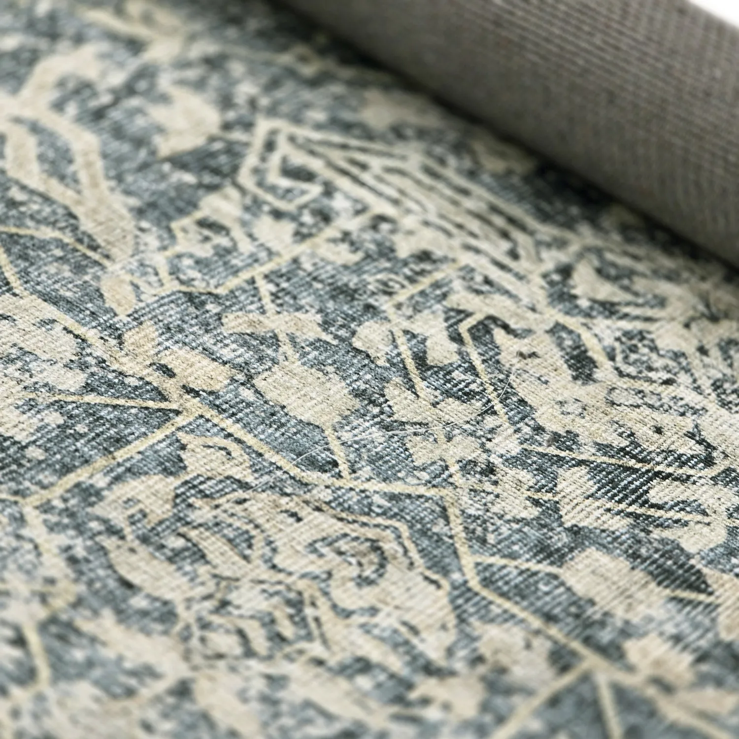 Flachgewebter Teppich - Meralis (blau)
