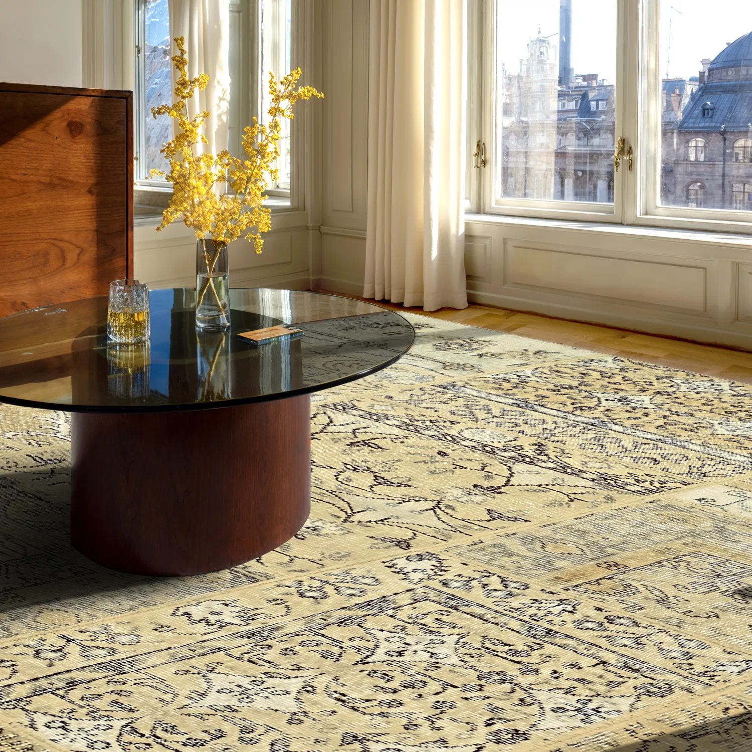 Flachgewebter Teppich - Myrina (beige)