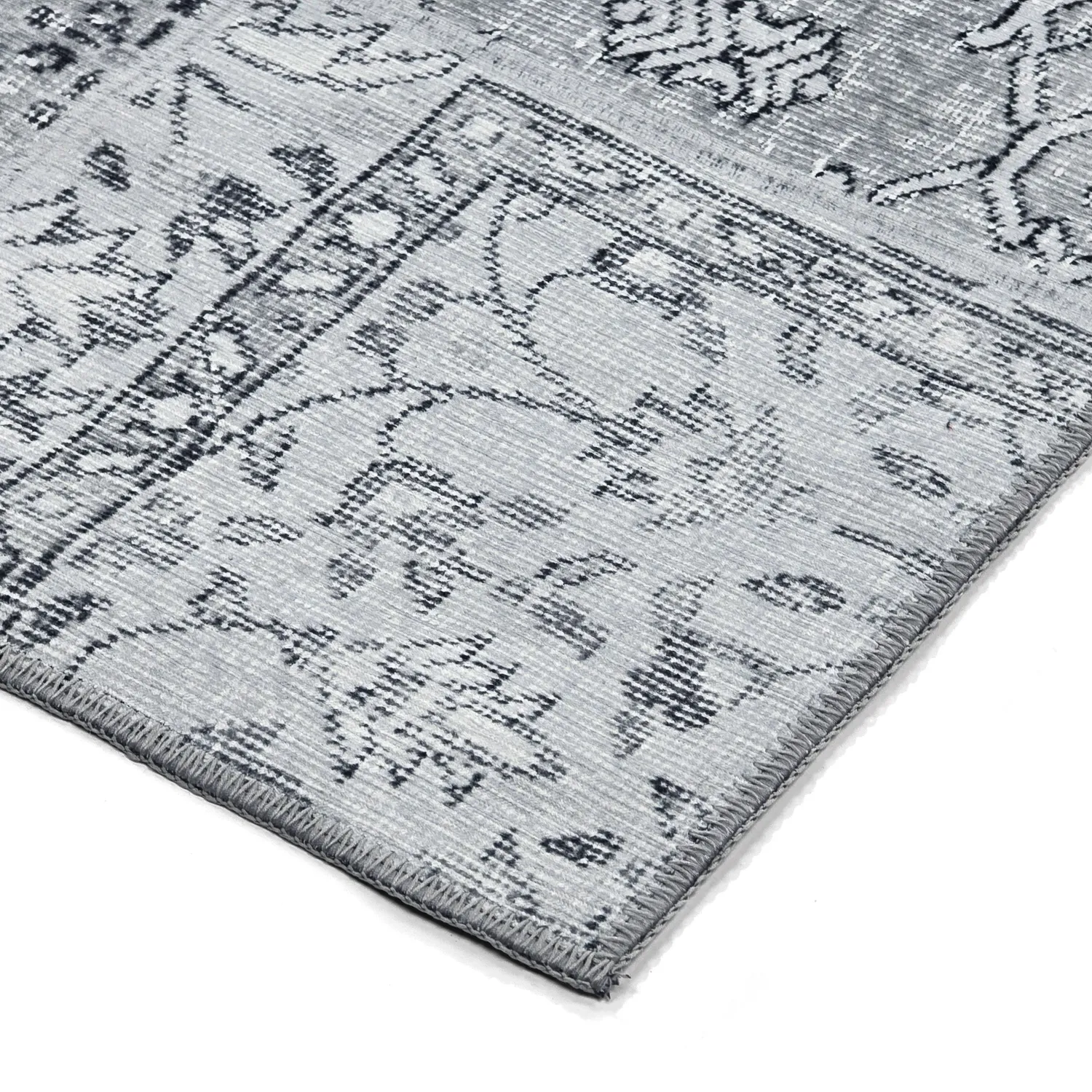 Flachgewebter Teppich - Myrina (grau)