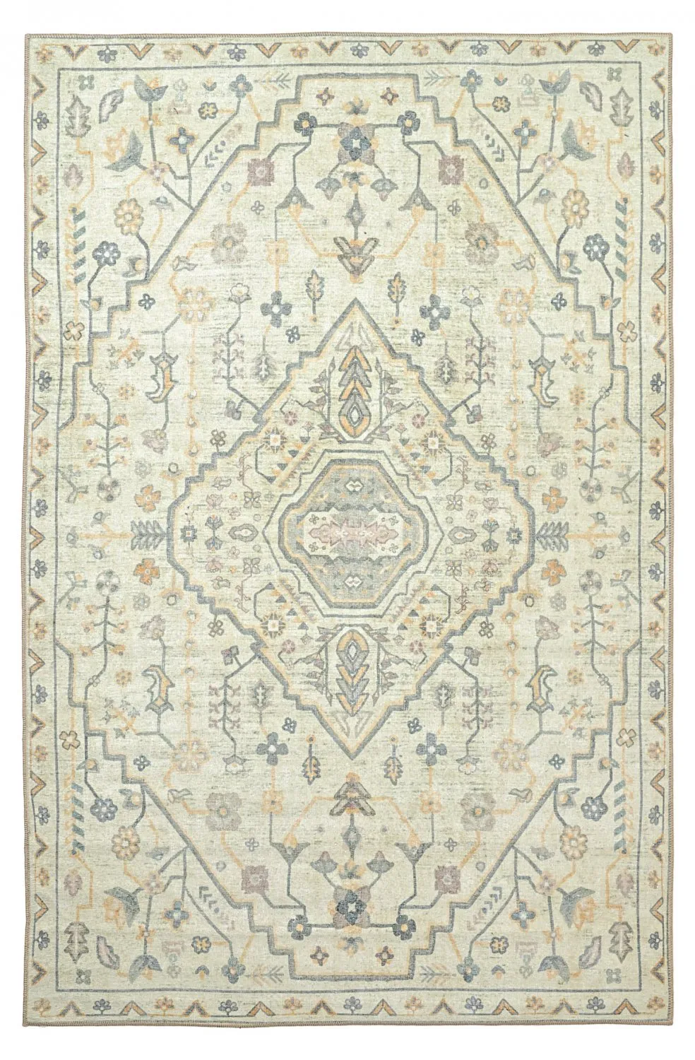 Flachgewebter Teppich - Nahla (creme)