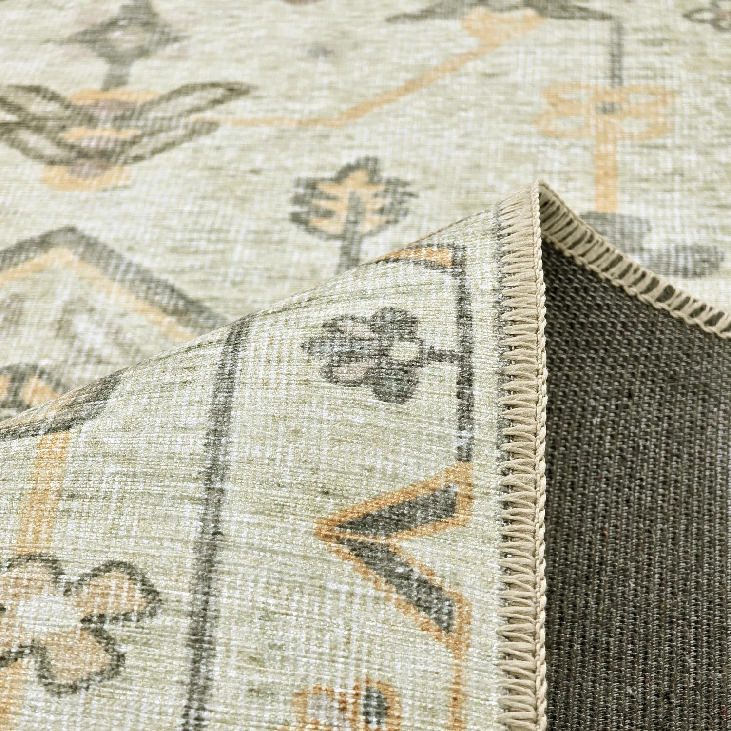 Flachgewebter Teppich - Nahla (creme)