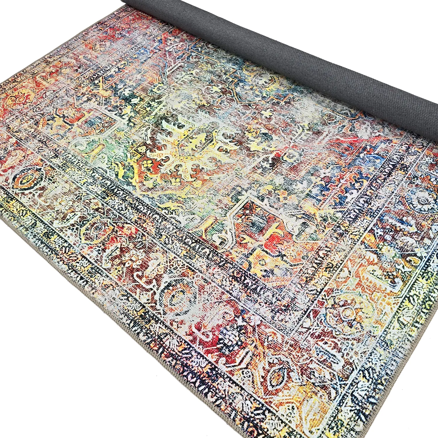Flachgewebter Teppich - Oriental Rainbow (mehrfarbig)