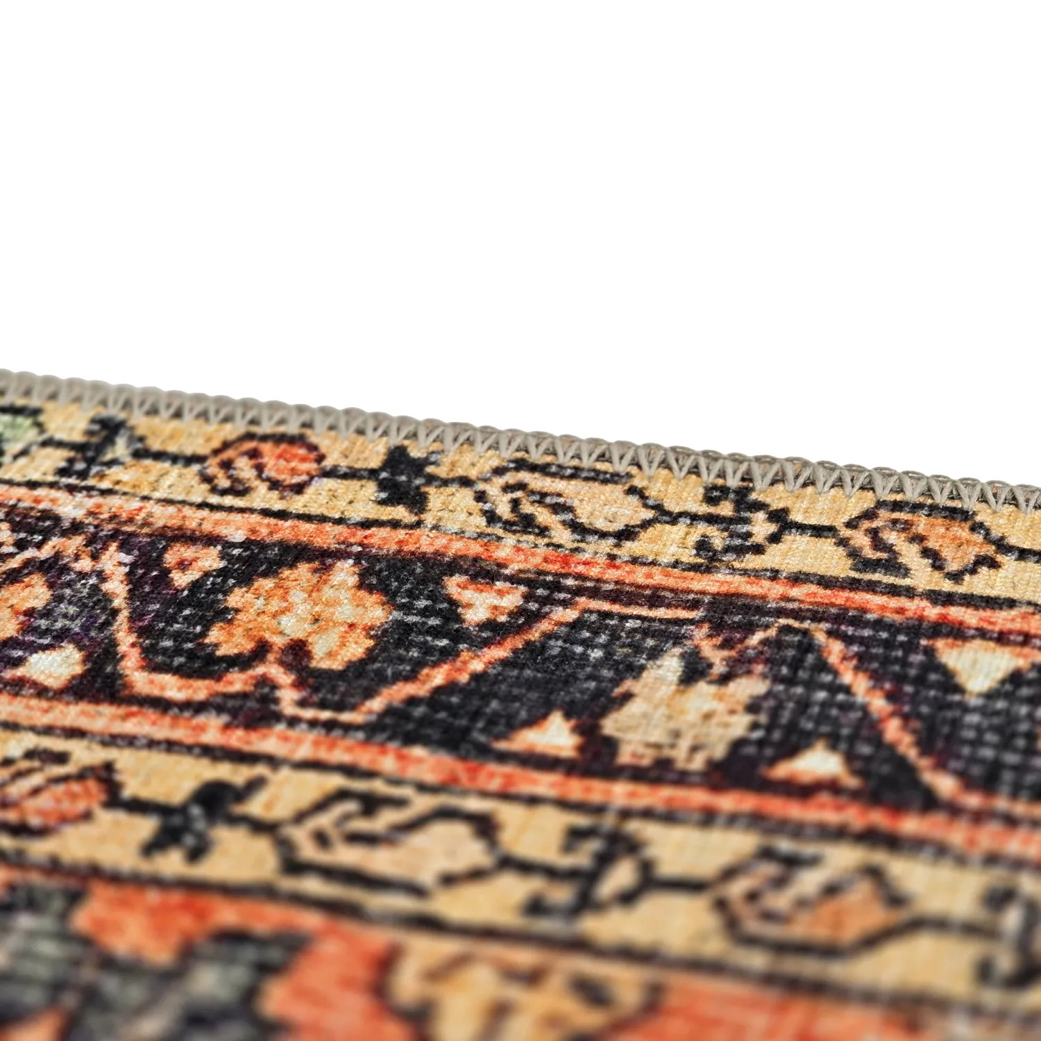 Flachgewebter Teppich - Yasirah (orange)