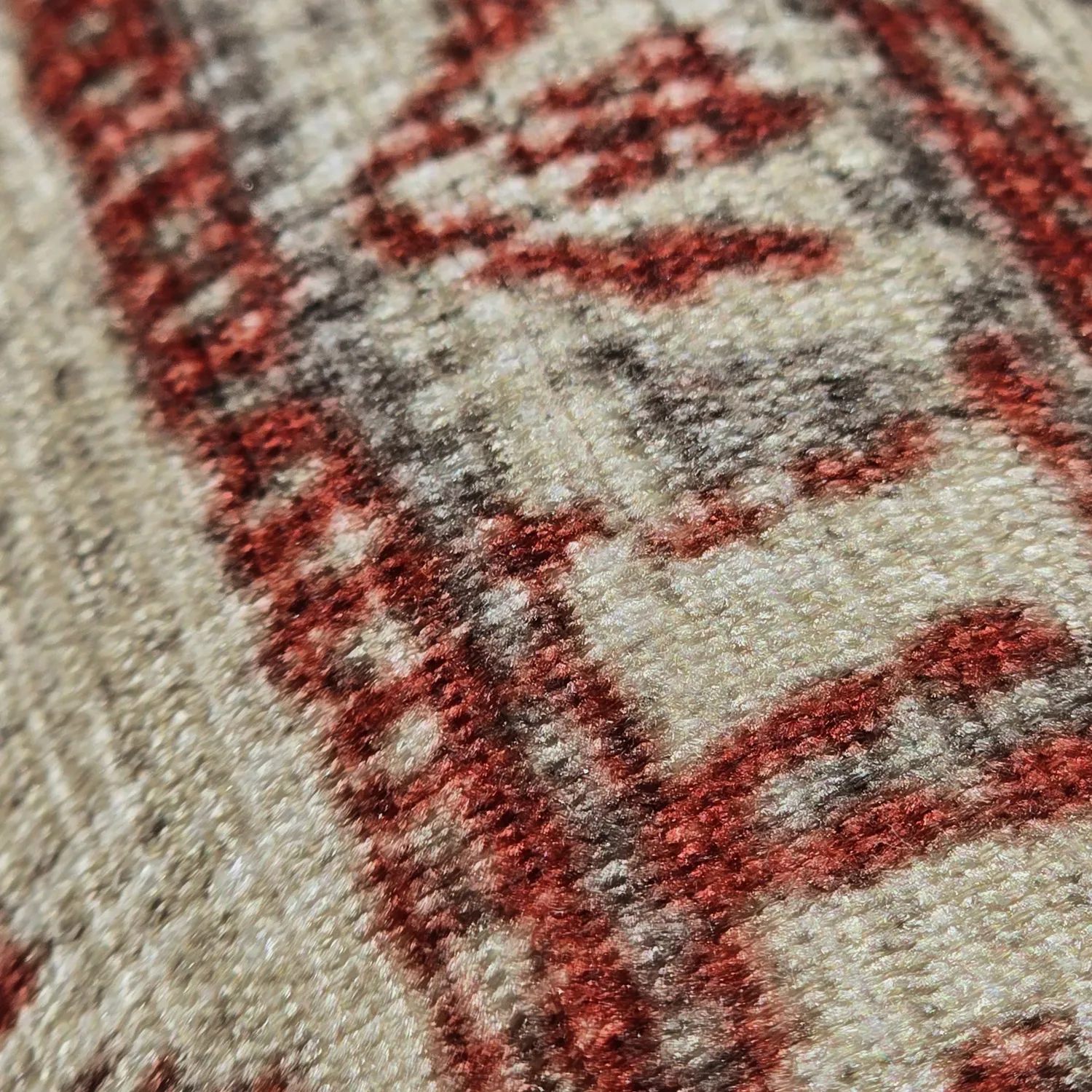 Flachgewebter Teppich - Zuleina (rot)