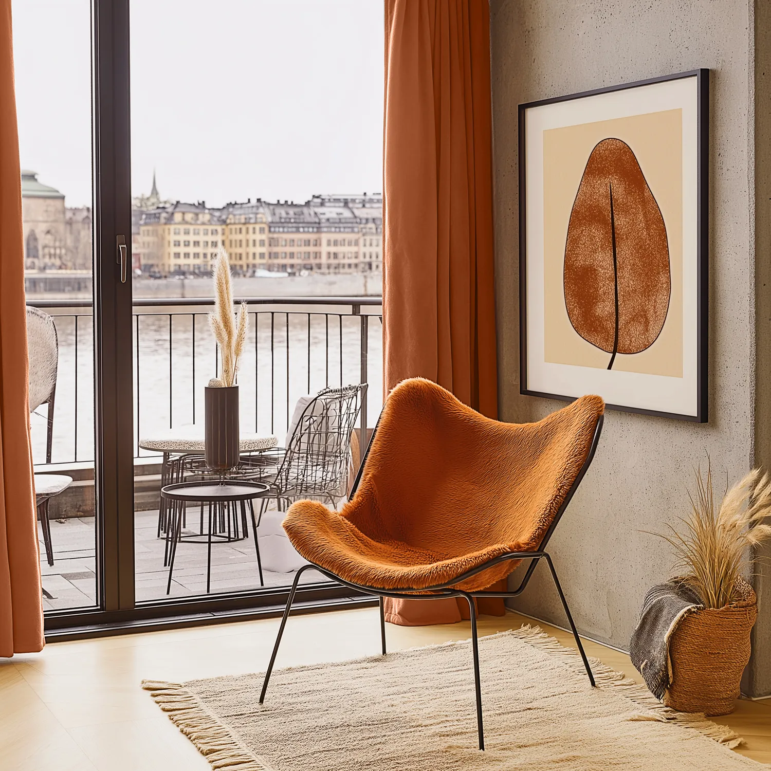 Vorhänge - Verdunkelungsvorhänge Octavia (orange)