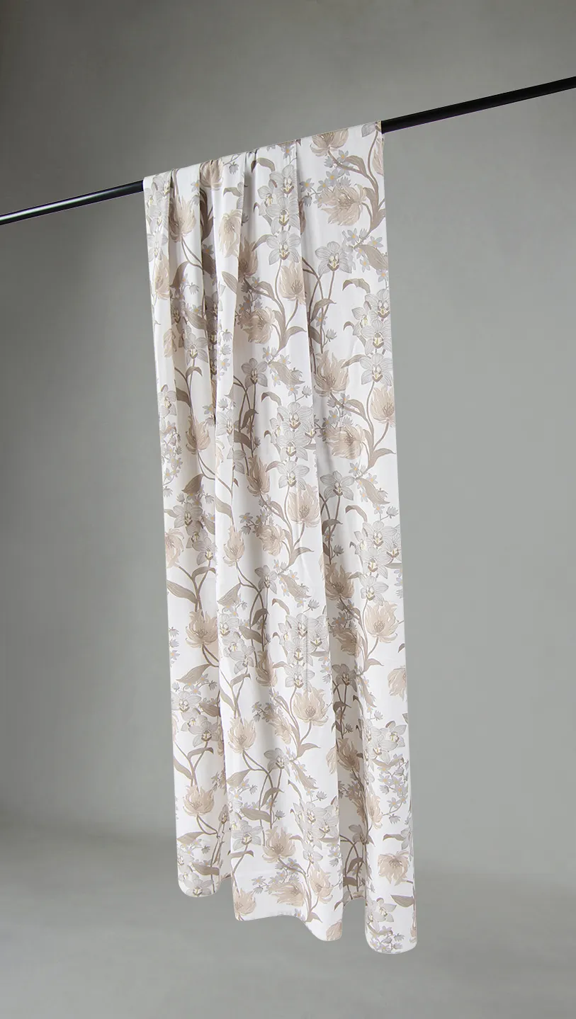 Vorhänge - Baumwollvorhang Florina (beige)
