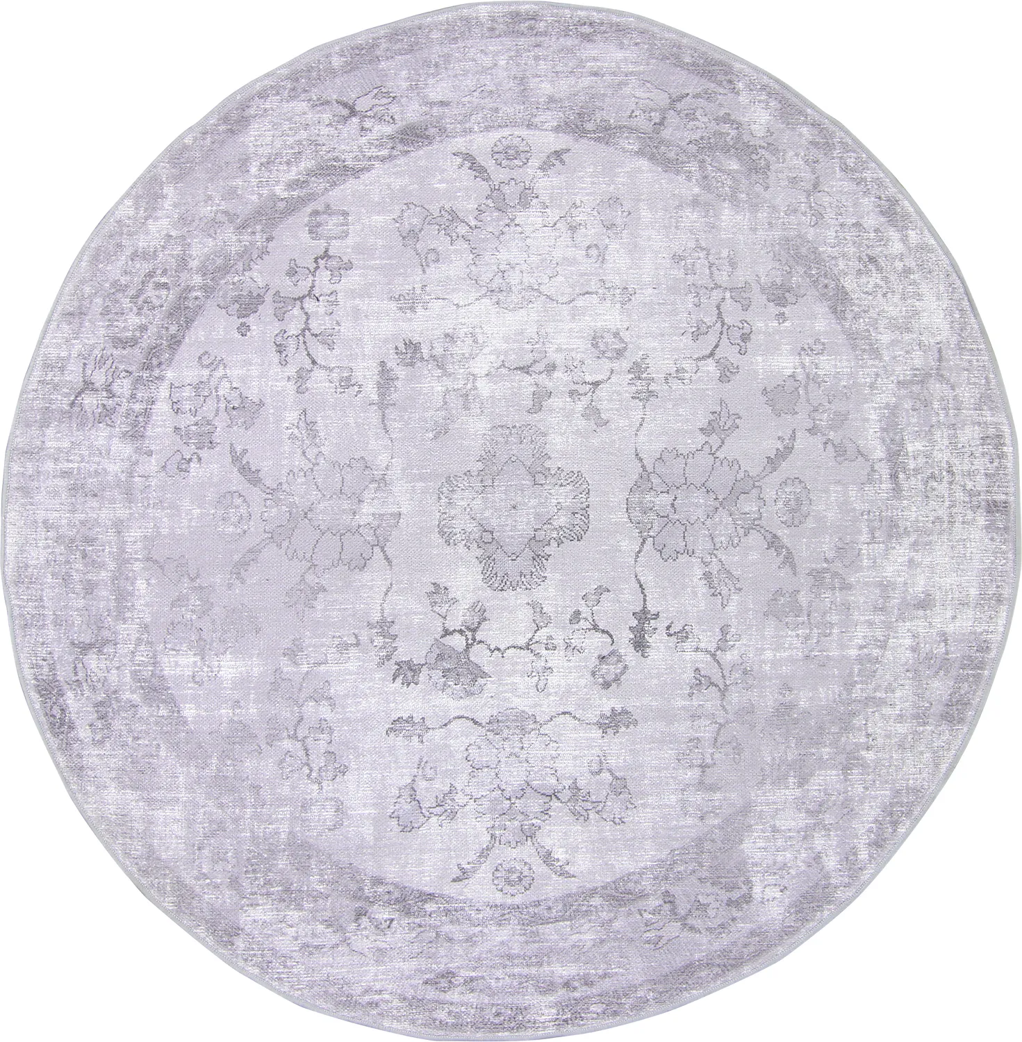 Rund Teppich - Gombalia (hellviolett)