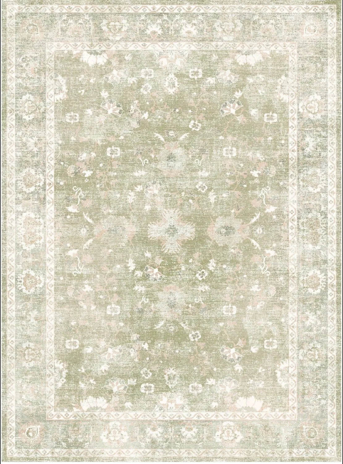 Wilton-Teppich - Gombalia (hellgrün)