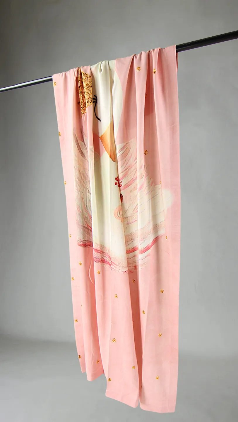 Vorhang - Swan (rosa)
