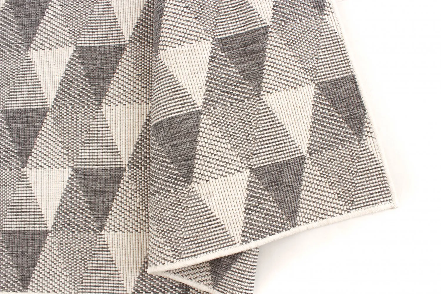 Teppich für innen und außen - Brussels Pattern (grau)