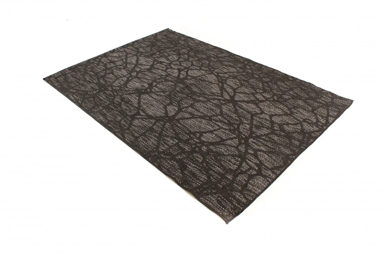 Teppich für innen und außen - Brussels Diamond (schwarz)