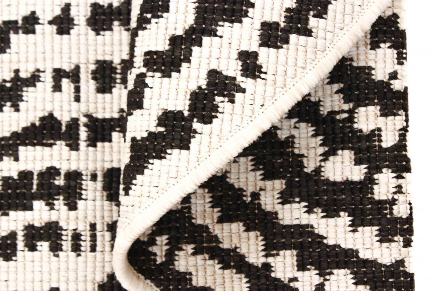 Rund Teppich - Brussels Swirl (schwarz)