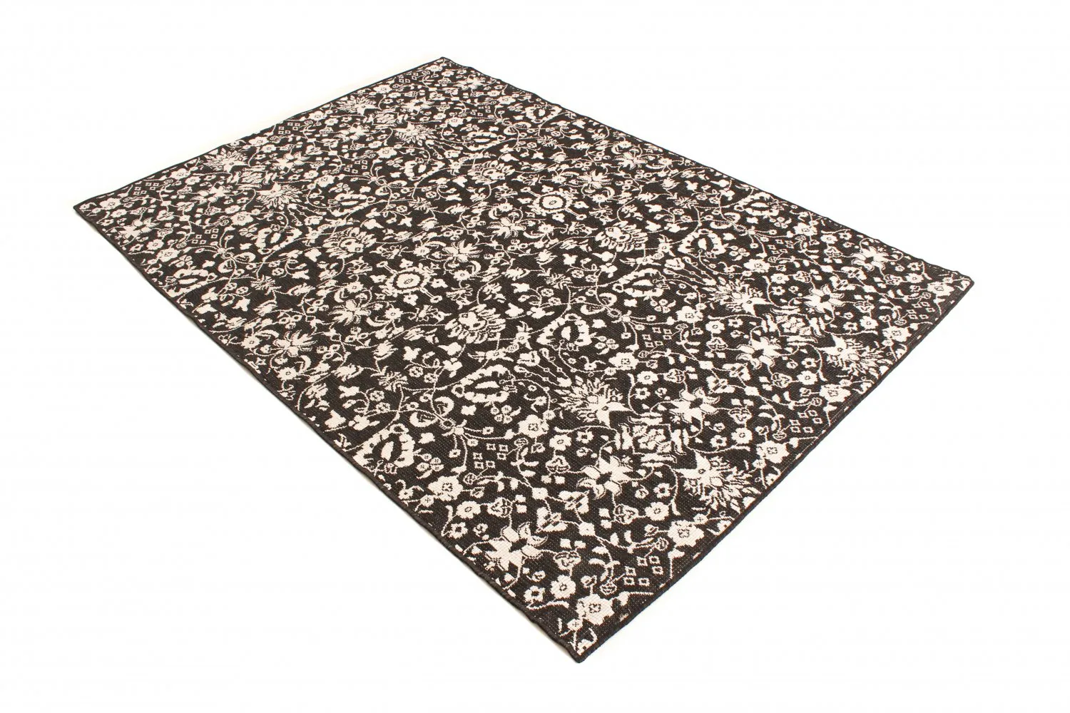 Teppich für innen und außen - Brussels Ocean (schwarz)