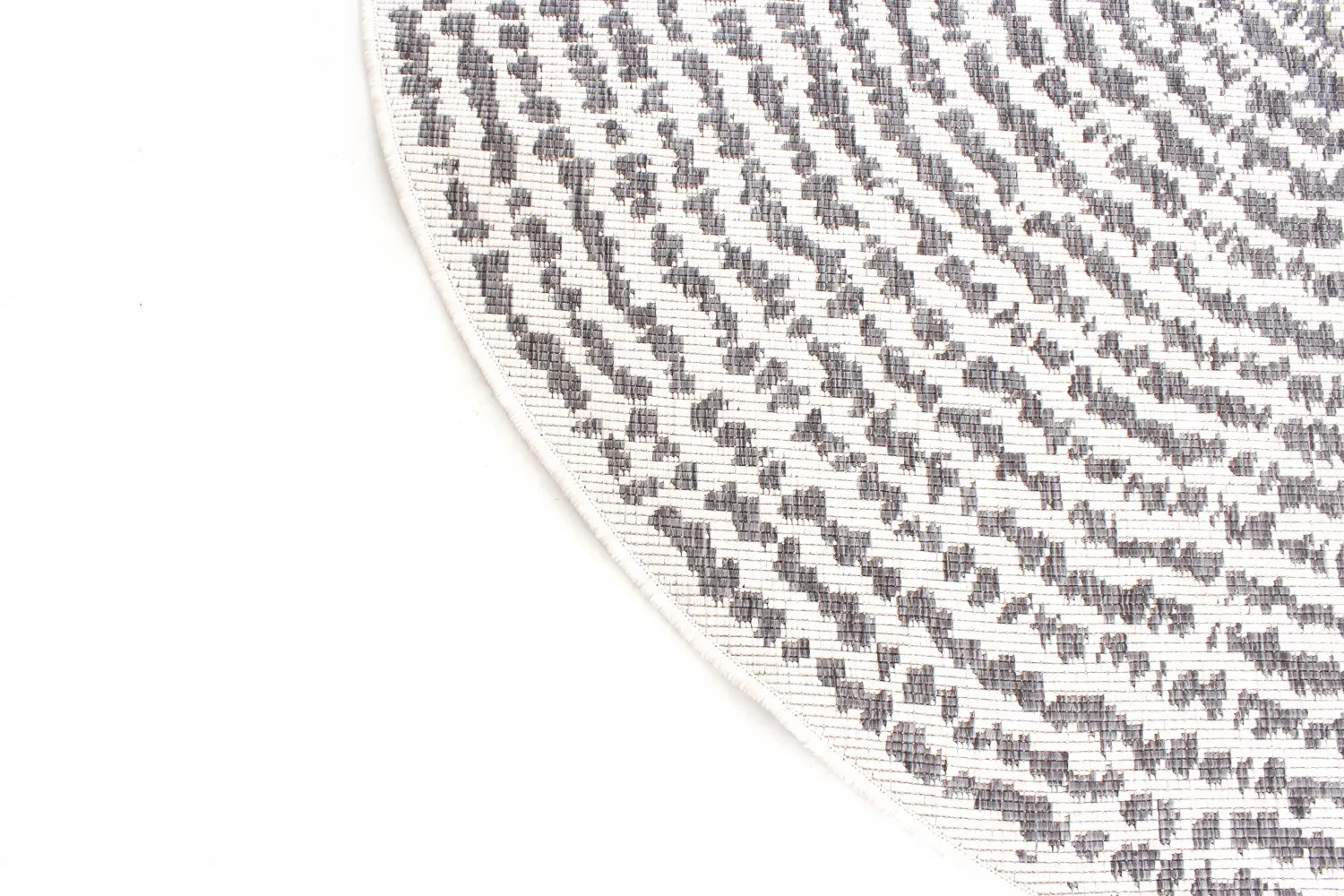 Rund Teppich - Brussels Swirl (grau)