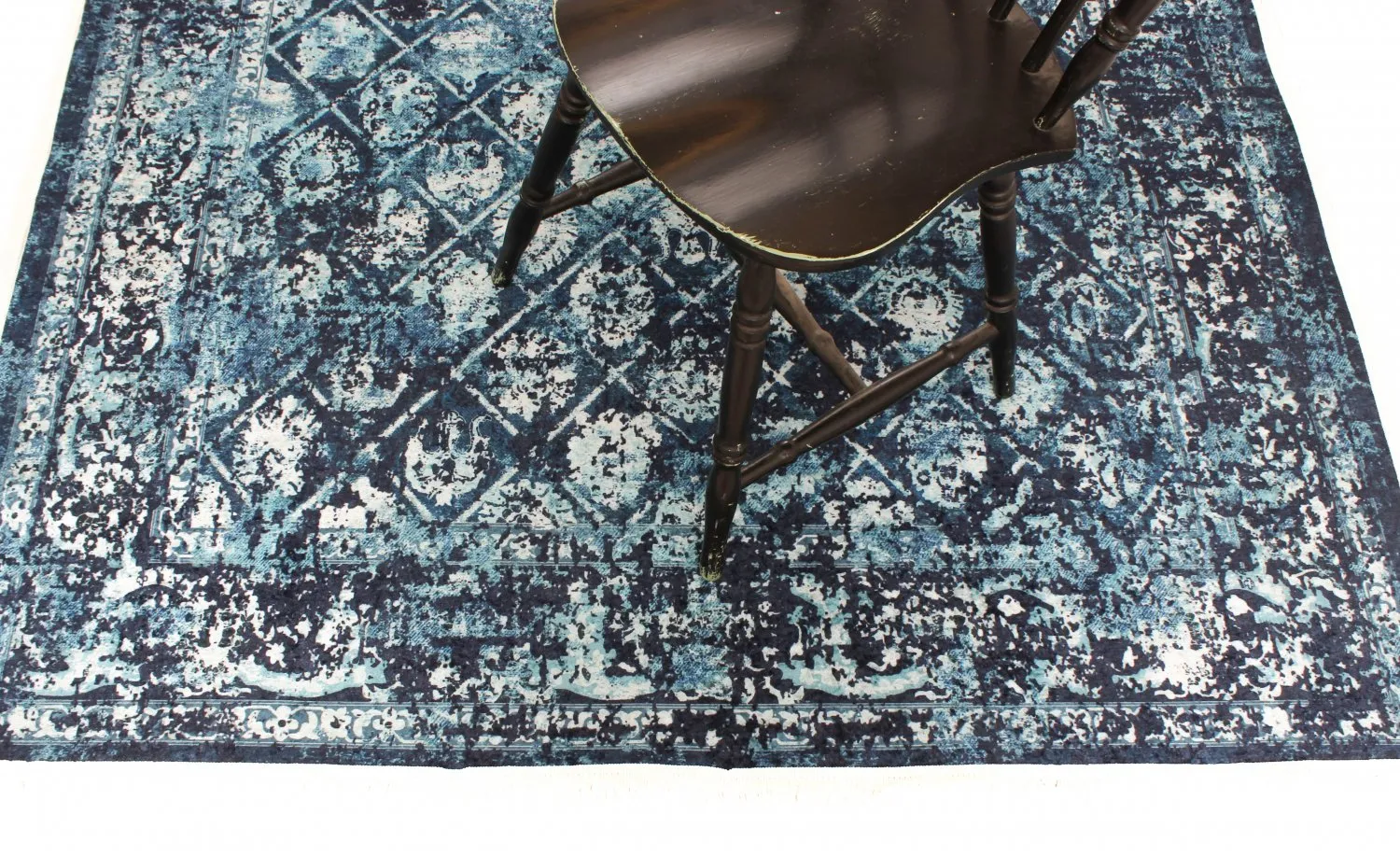 Wilton-Teppich - Douz (blau)