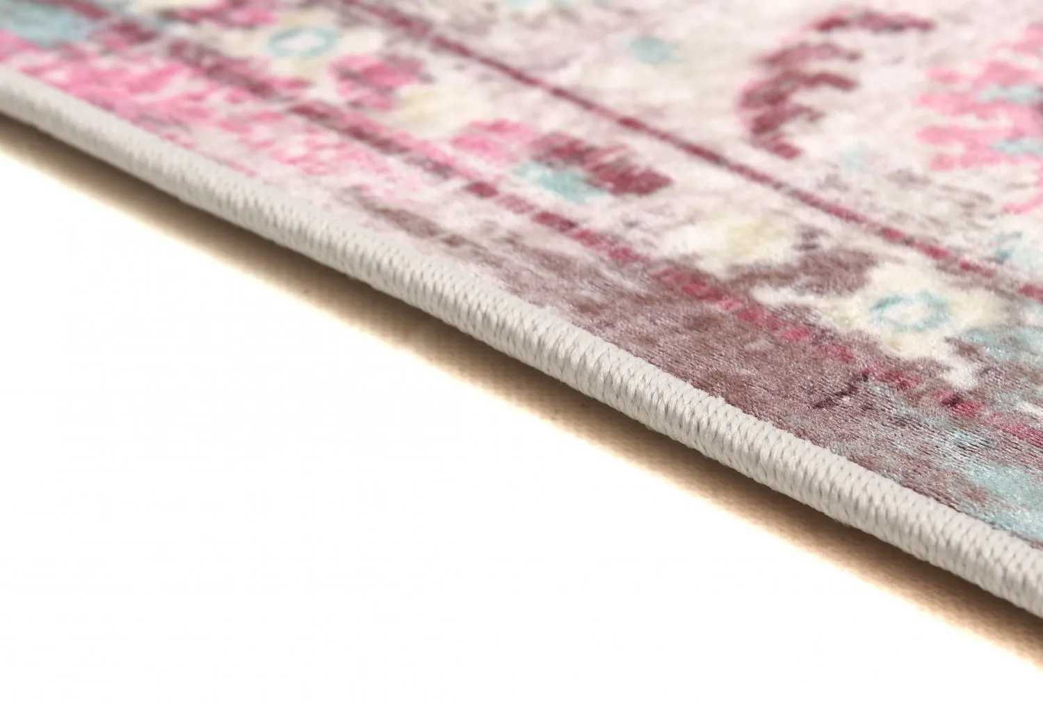 Rund Teppich - Jedaida (rosa/multi)