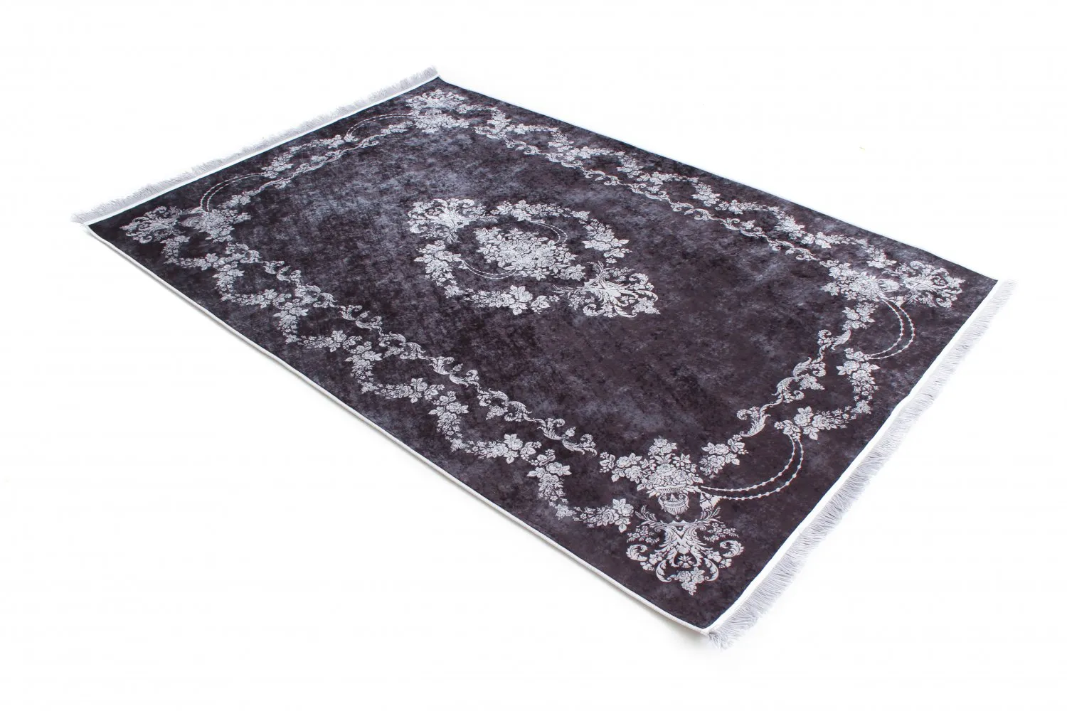 Wilton-Teppich - Nefta (schwarz)