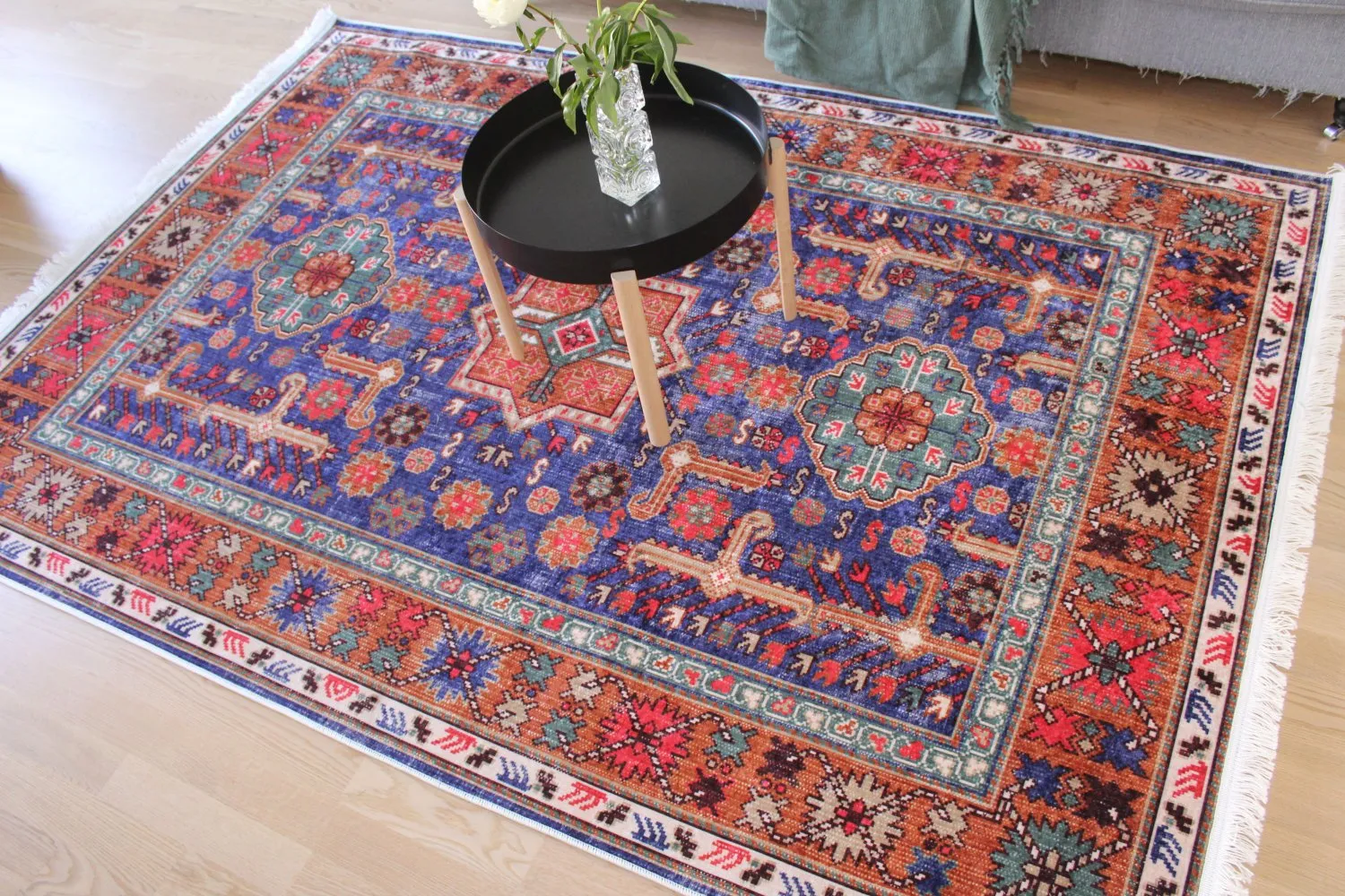 Wilton-Teppich - Patnos (blau/multi)