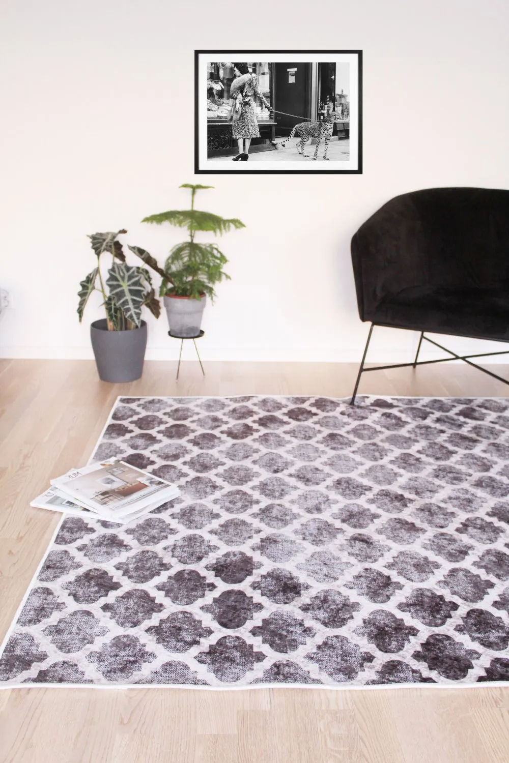 Rund Teppich - Gabes (grau)