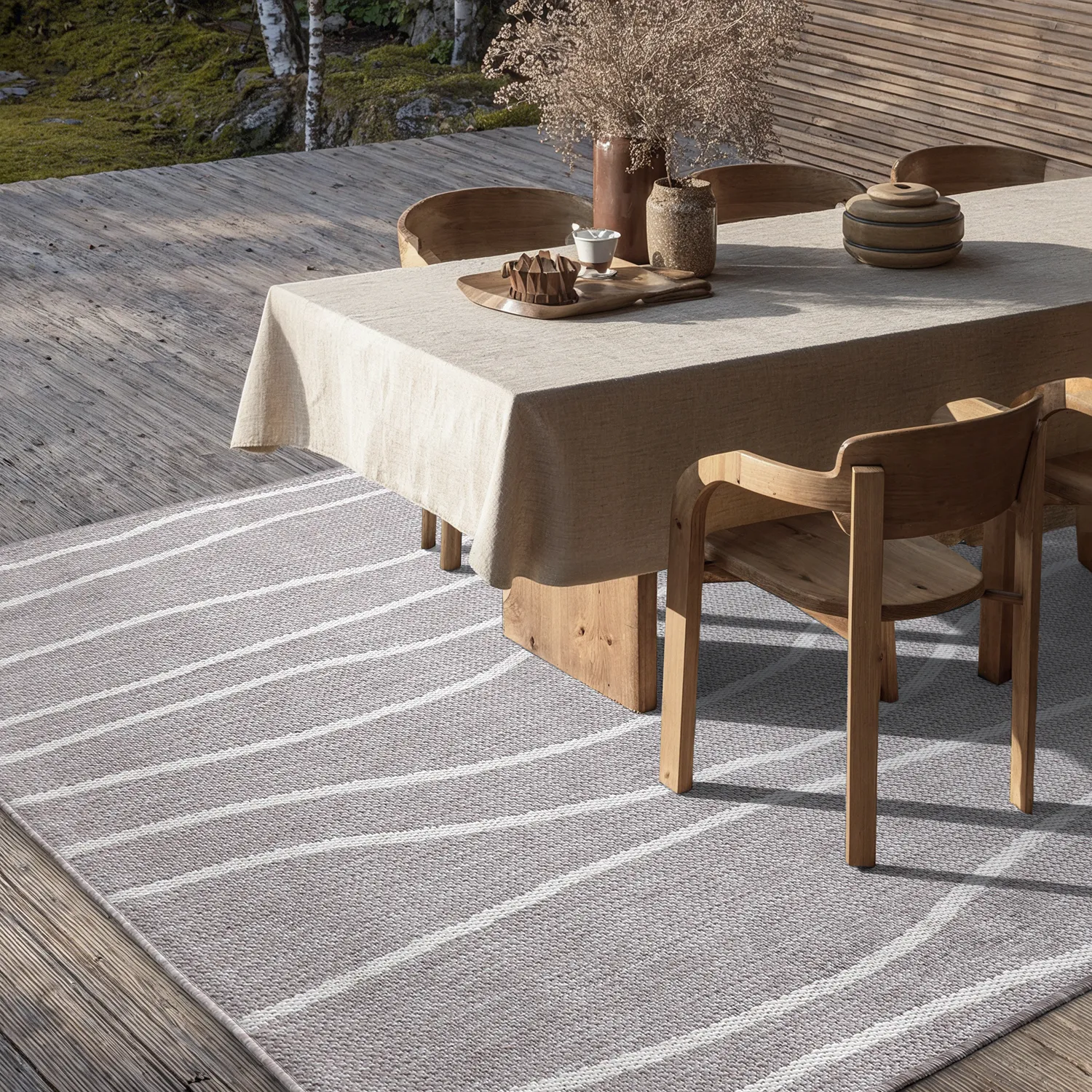 Teppich für innen und außen - Djerba (taupe)
