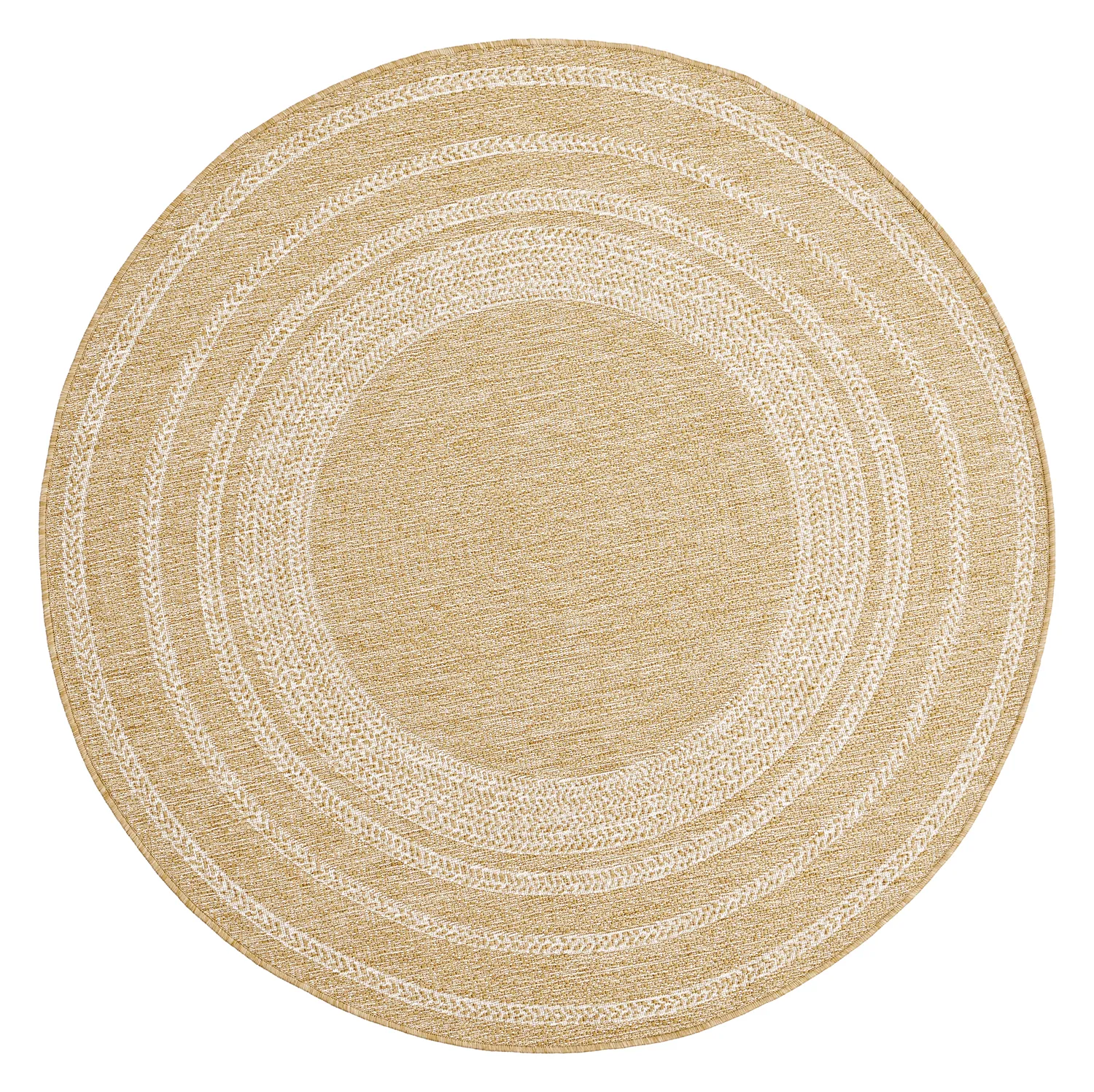 Rund Teppich - Indoor/Outdoor Angus (natur)