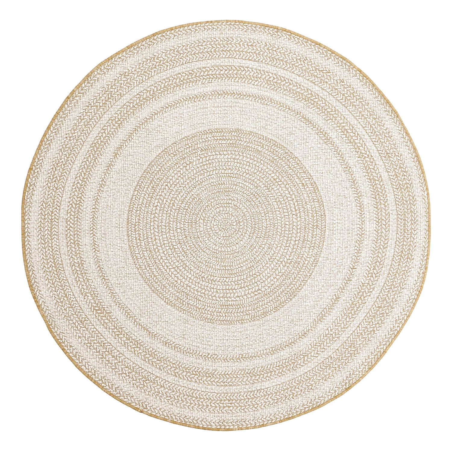 Rund Teppich - Indoor/Outdoor Angus (natur)
