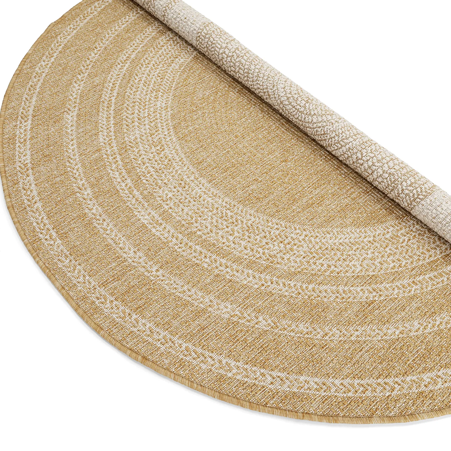 Rund Teppich - Indoor/Outdoor Angus (natur)