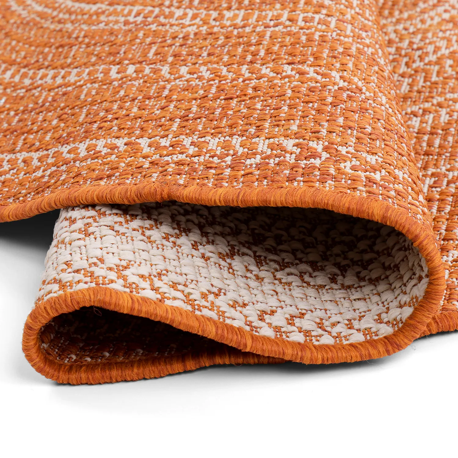Rund Teppich - Indoor/Outdoor Angus (rot)