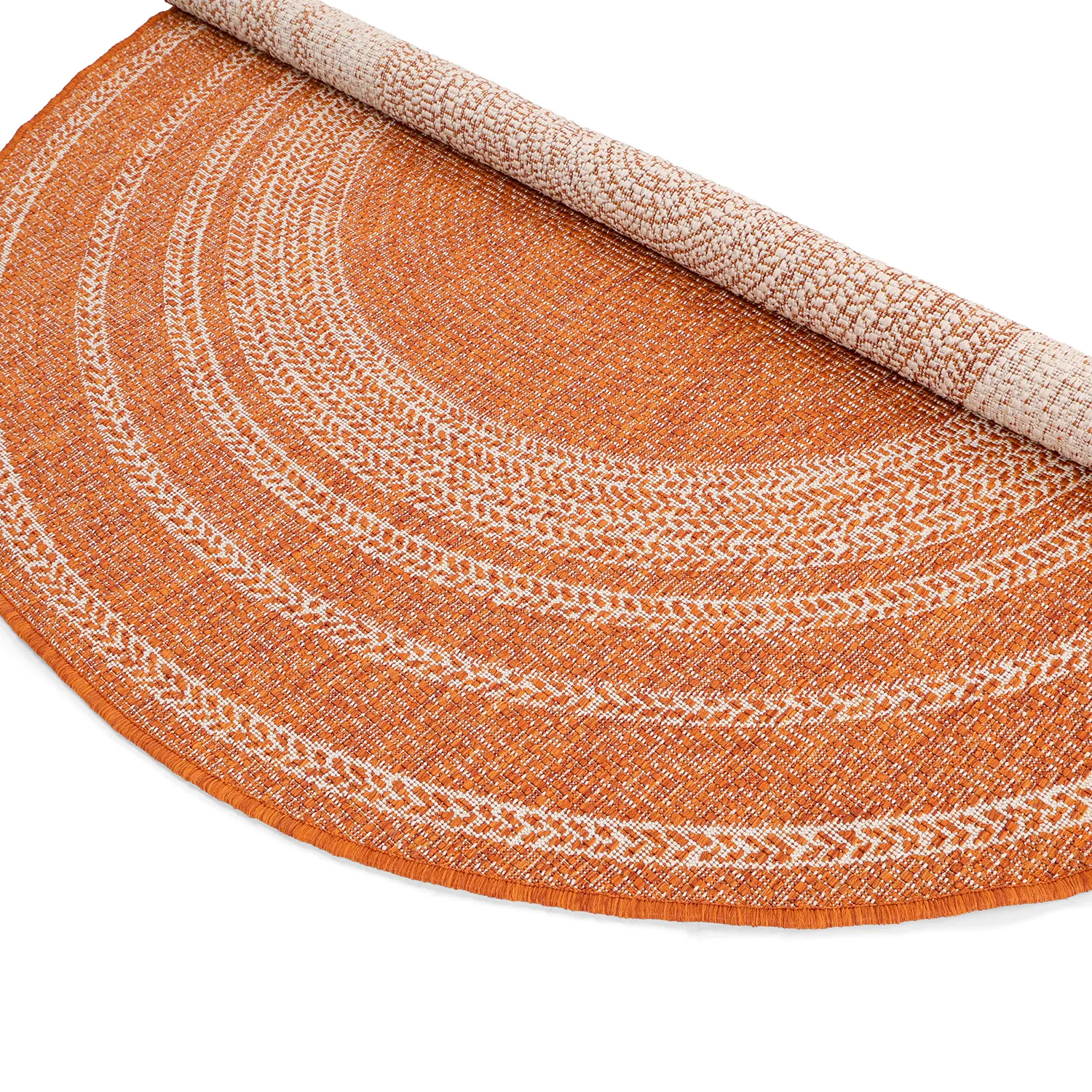 Rund Teppich - Indoor/Outdoor Angus (rot)