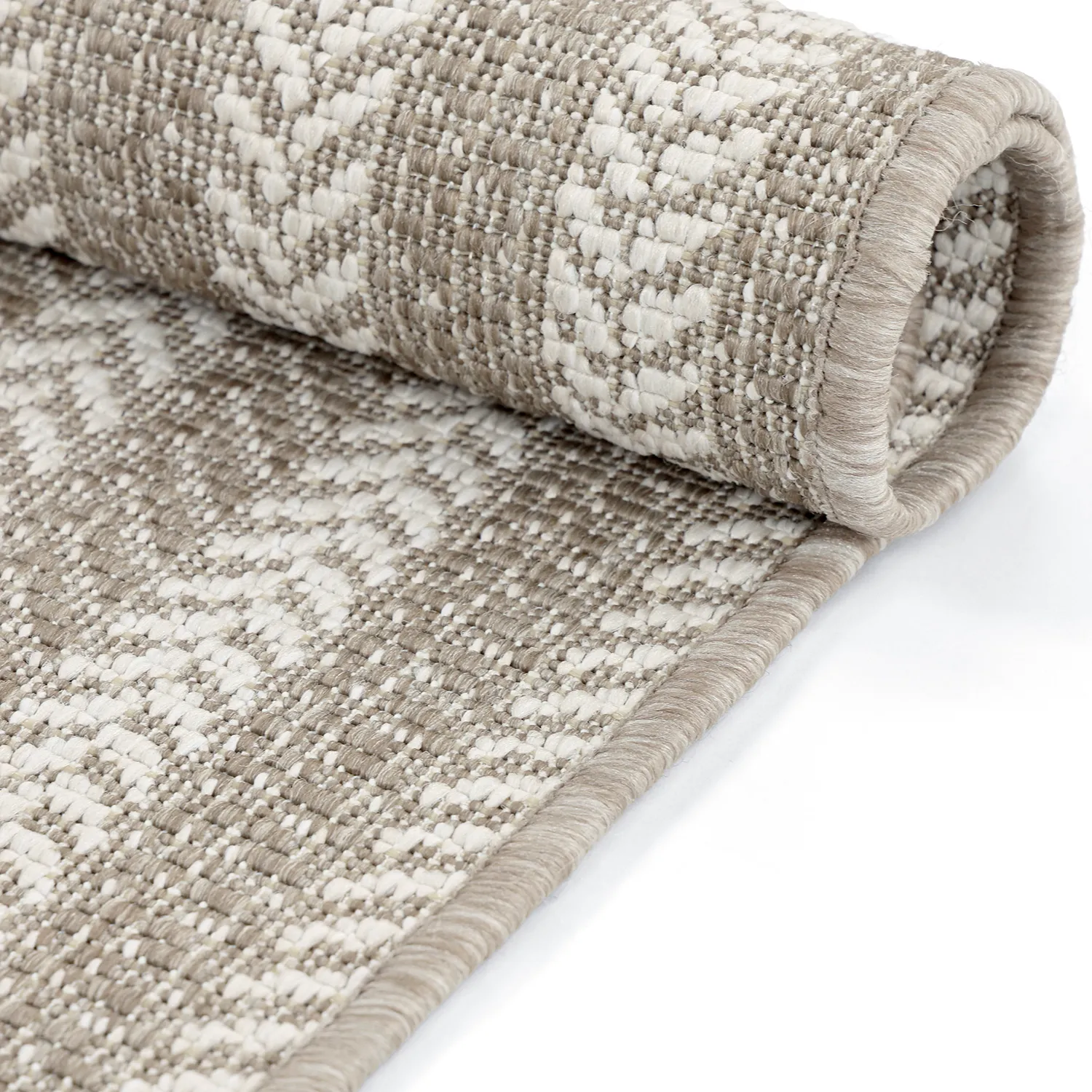Ovaler Teppich - Indoor/outdoor Leander (beige)