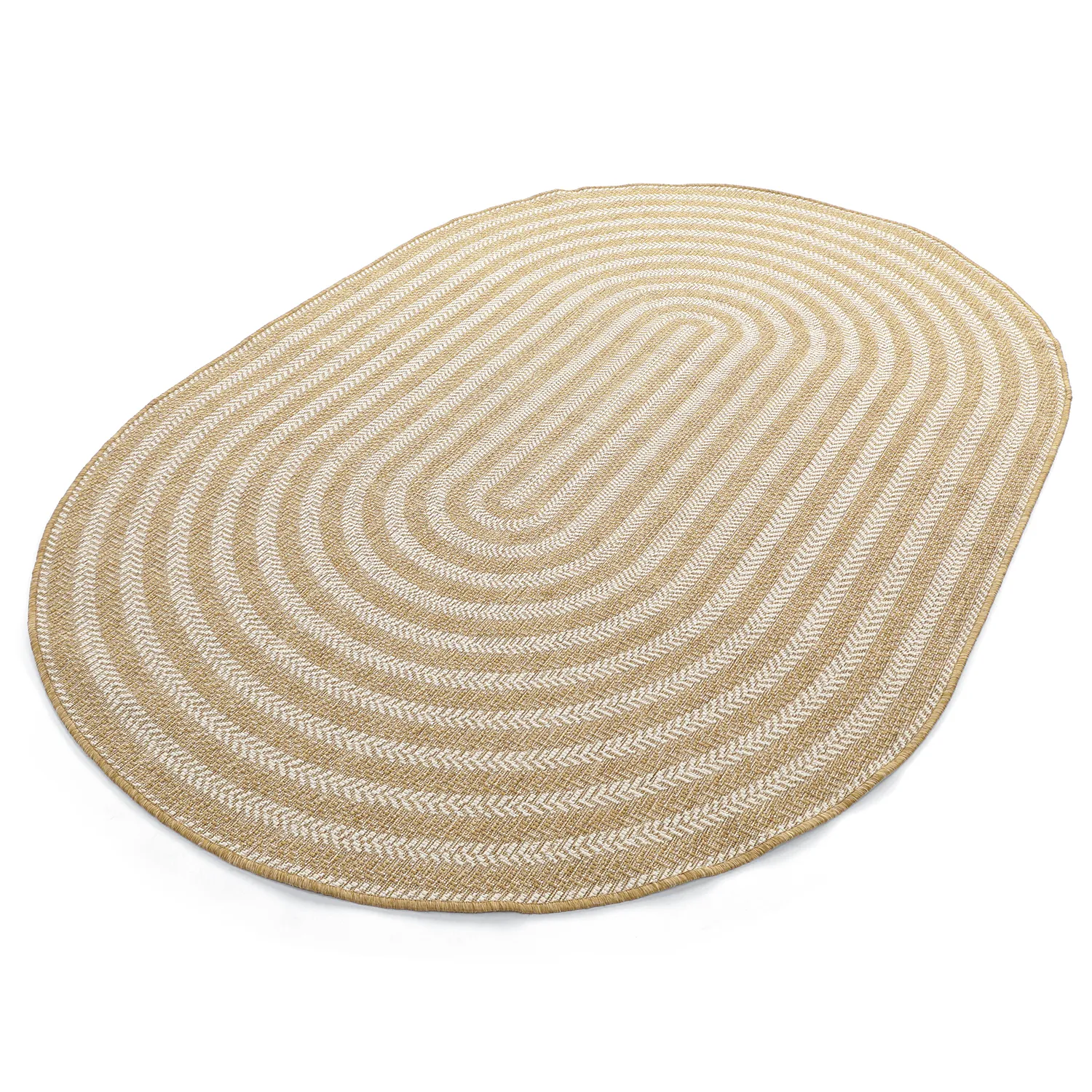 Ovaler Teppich - Indoor/outdoor Leander (natur)