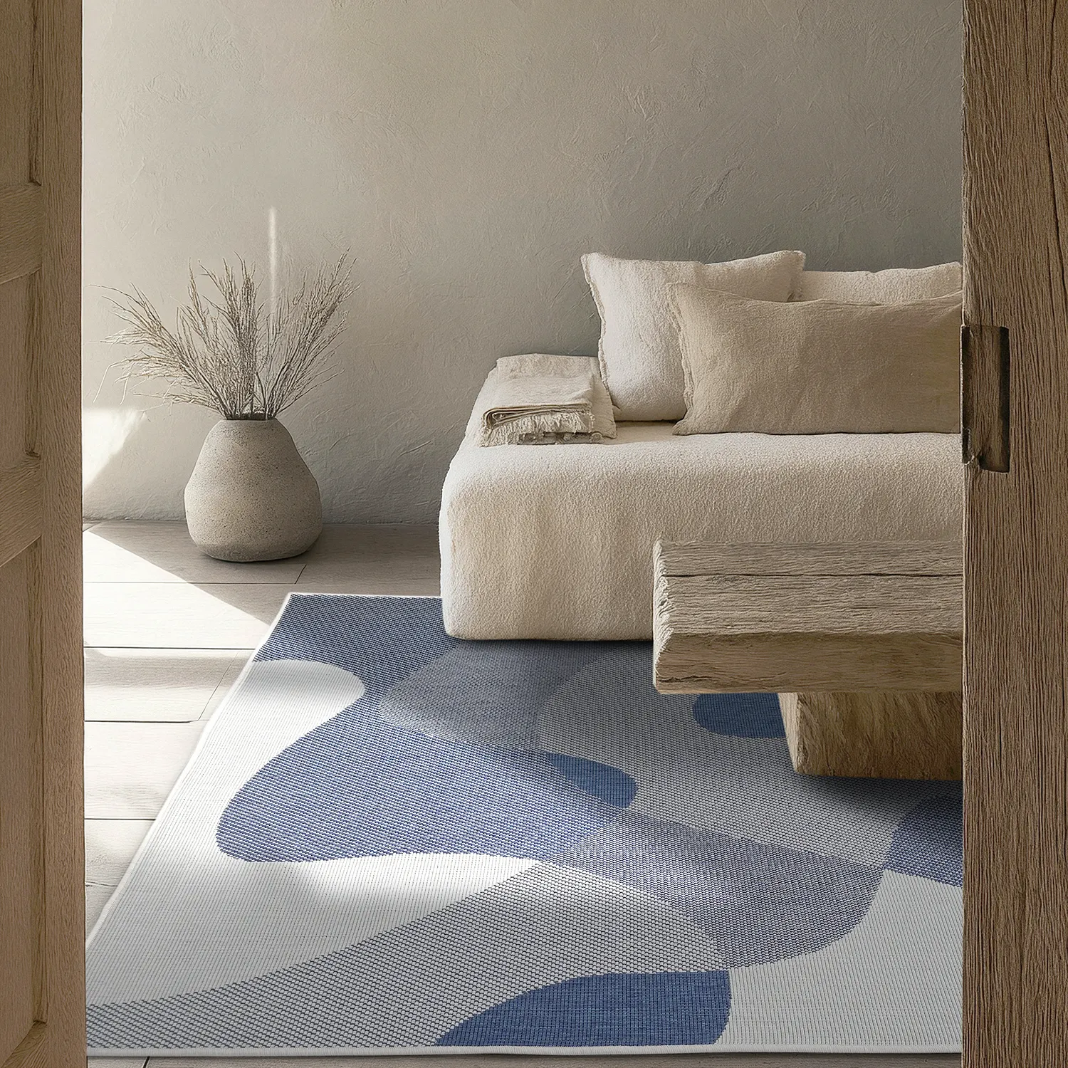 Teppich für innen und außen - utomhusmatta - Somerville (blau)