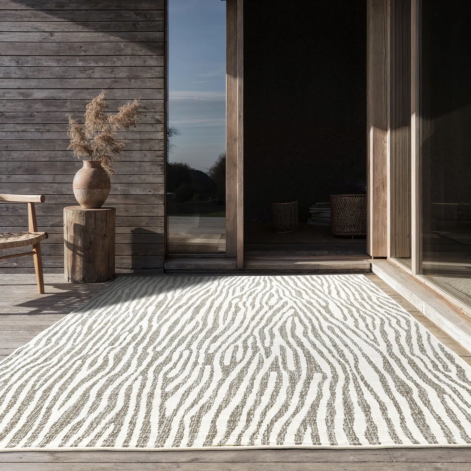 Teppich für innen und außen - utomhusmatta - Vaura (beige)